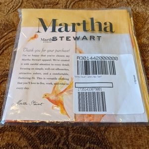 Sale! New Martha Stewart Canary Neck Scarf Cotton